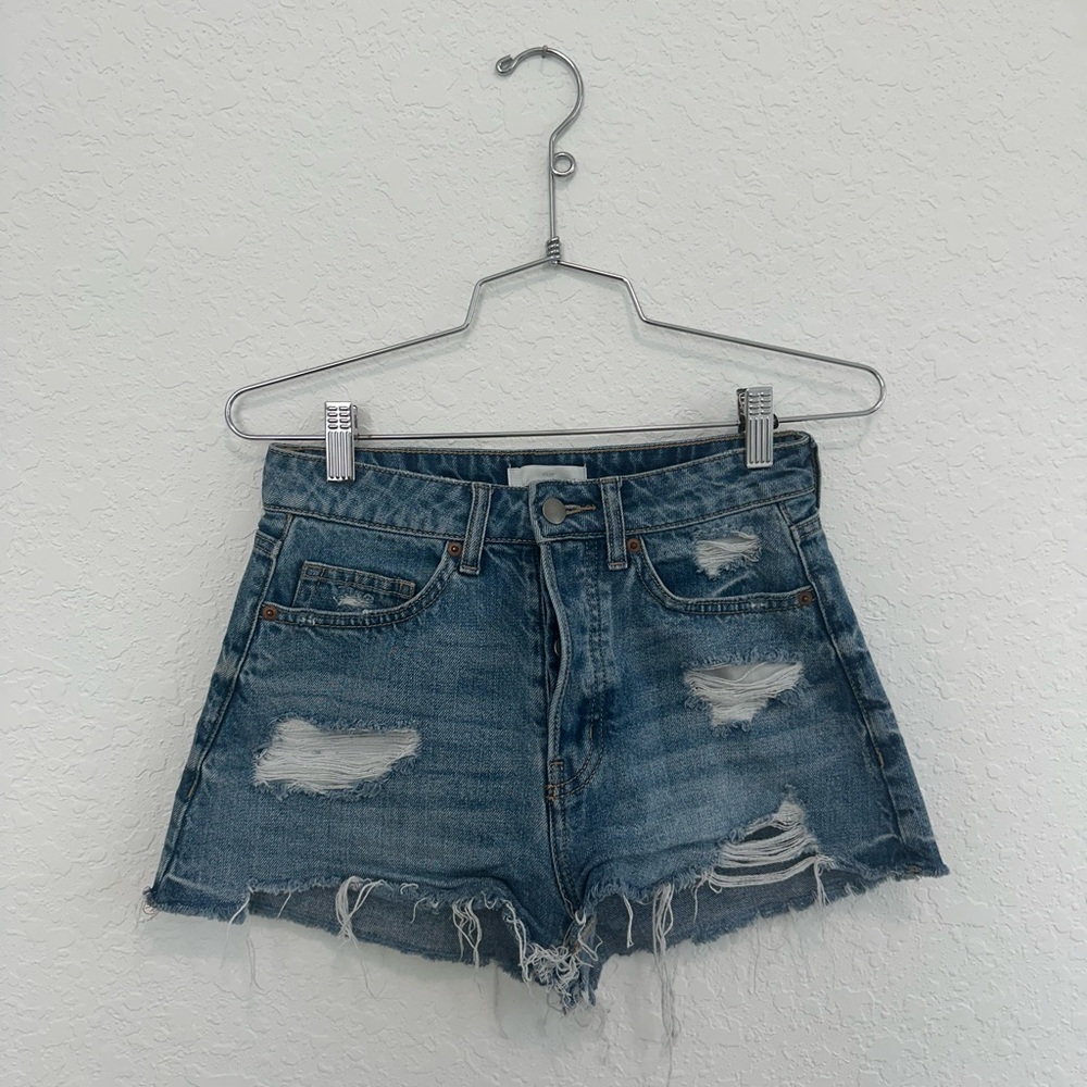 High waisted jeans shorts / H&M / Size 2 W